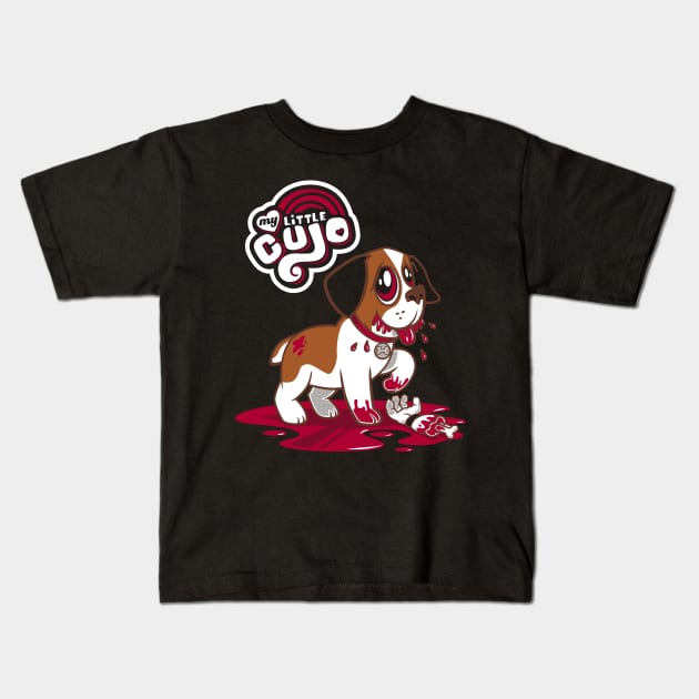 My Little Cujo - Stephen King - Creepy Cute Horror Kids T-Shirt by Nemons